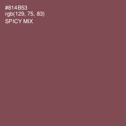 #814B53 - Spicy Mix Color Image